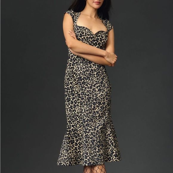 Anthropologie Leopard Print Dress - Picture 10 of 15